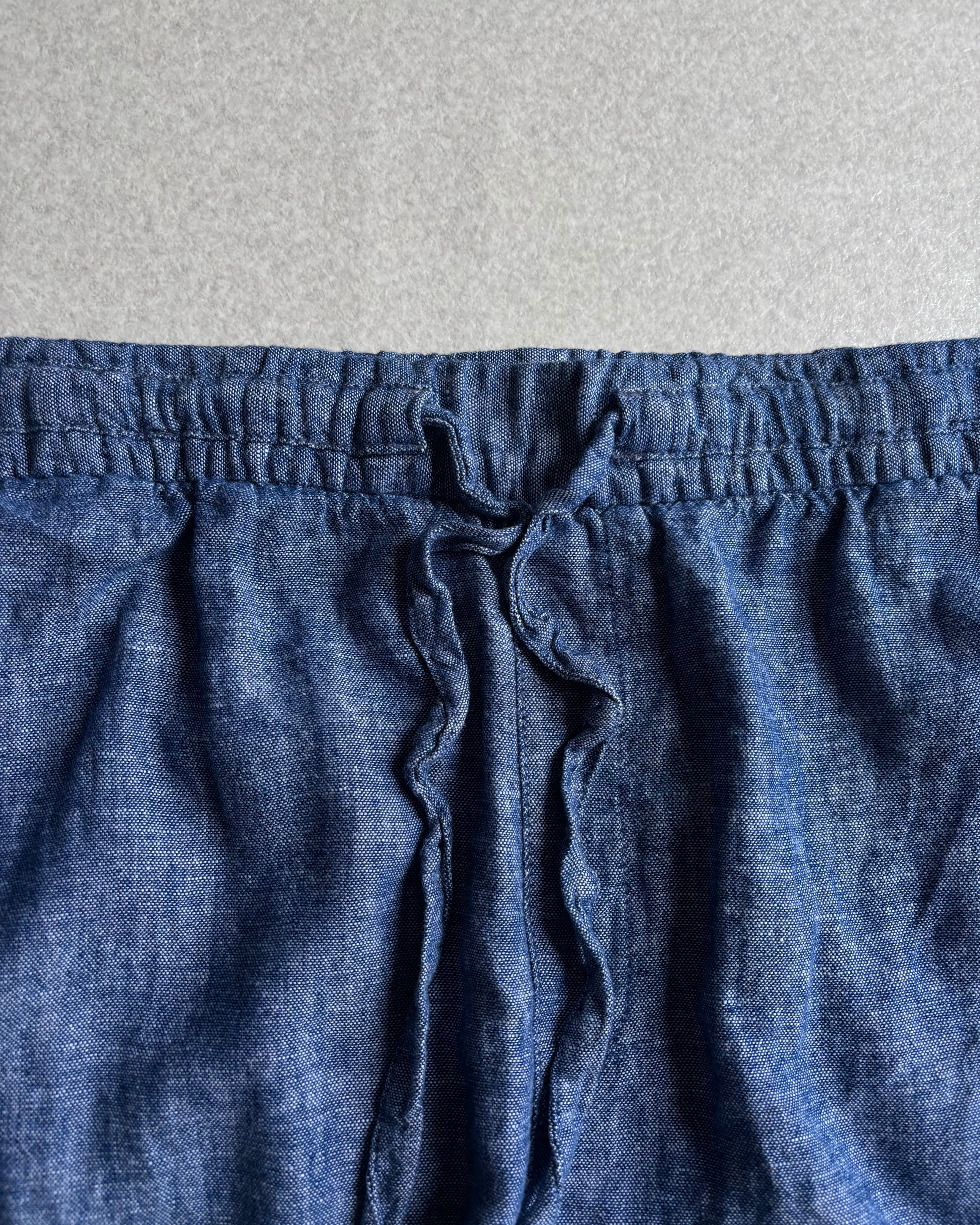 00s oldnavy super wide linen×rayon pants / オールドネイビー リネン