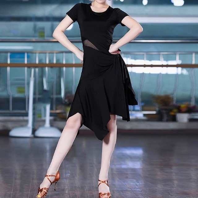 シンプルデザイン アシンメトリーデザインスカート ドレス ds0541