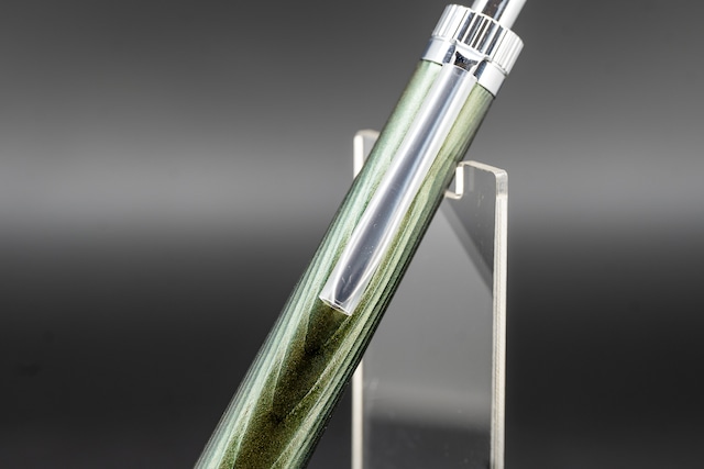 【日本が誇る銘木】 屋久杉 漆 浮造り 翠煙 silver MP
