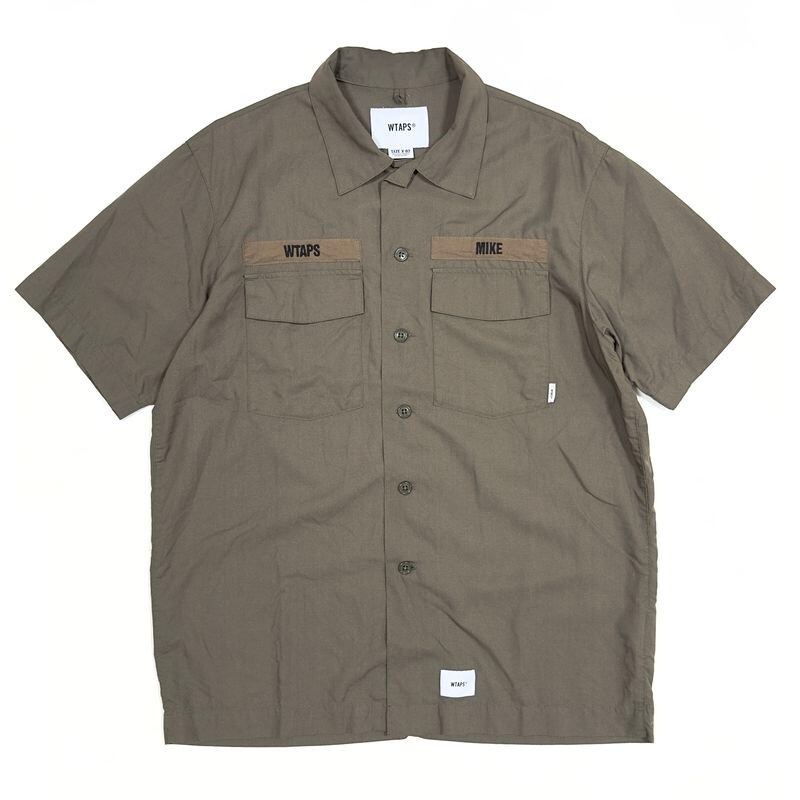 WTAPS BUDS SS / SHIRT. RAPO. POPLIN