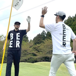 BEER ゴルフポロシャツ アーミーグリーン | BEER