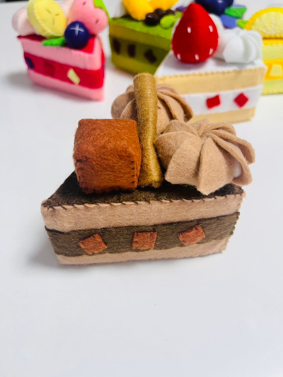 フェルトおままごと】Cake 6種バラ売り | ＊askMeSHOP＊