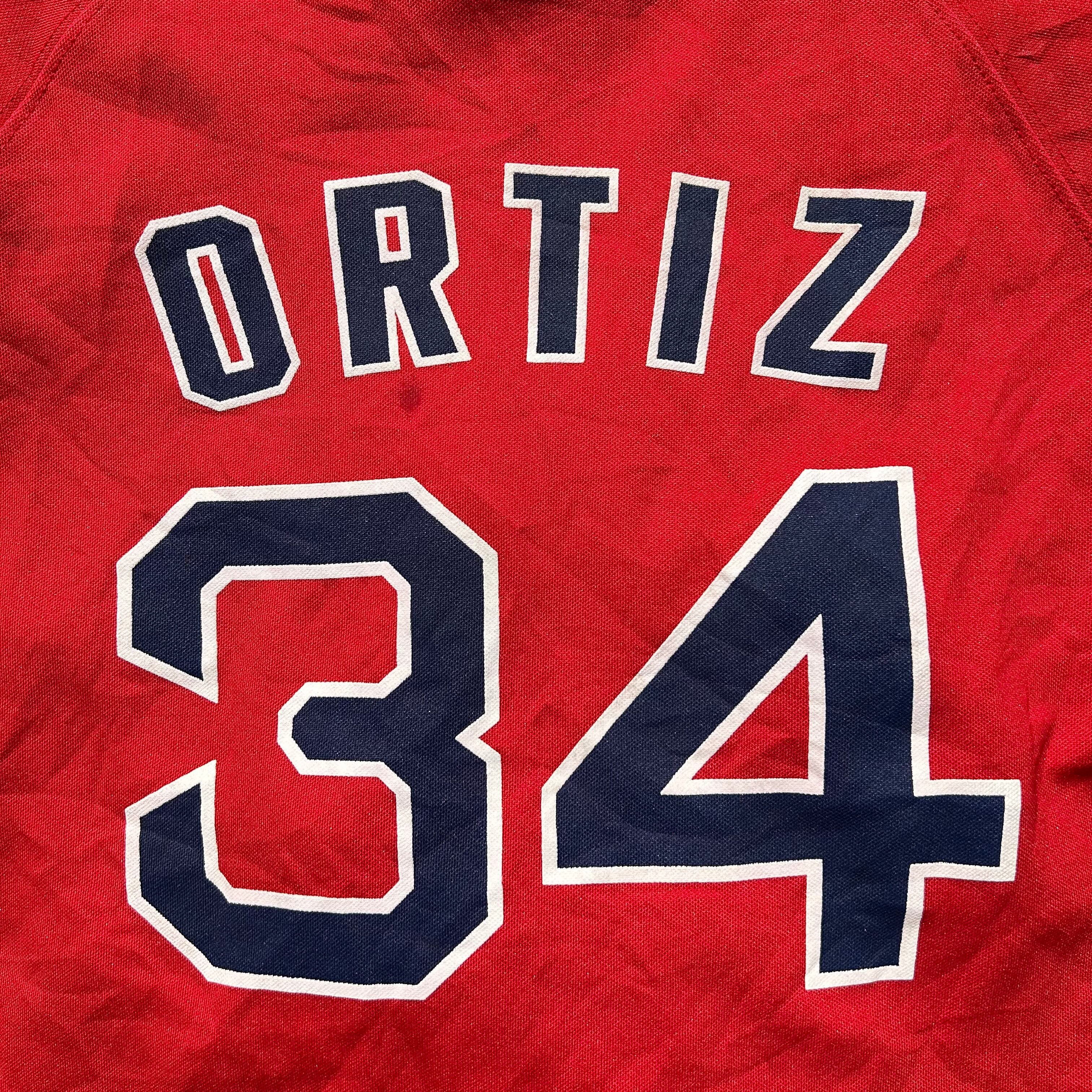 BOSTON RED SOX DAVID ORTIZ#34 GAME SHIRT