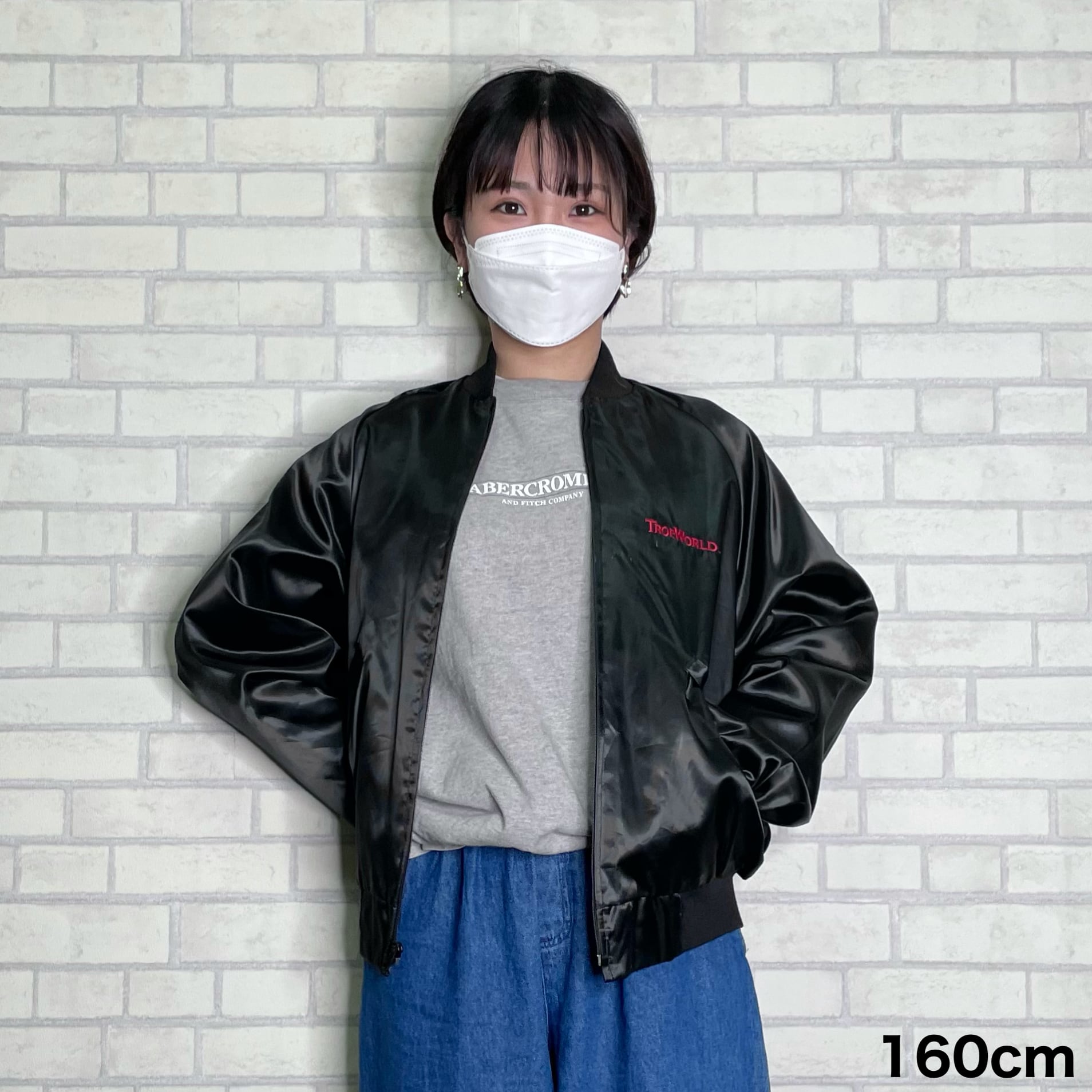 Made in USA 】Dunbrooke ナイロンスタジャン S フルジップ 刺繍入り 