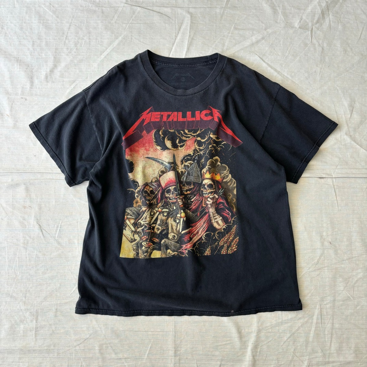 METALLICA/メタリカ ヘヴィメタルメタルバンドTシャツ 半袖プリントTシャツ 古着 fc-1952 【24SST】 | 古着屋fuzz ...