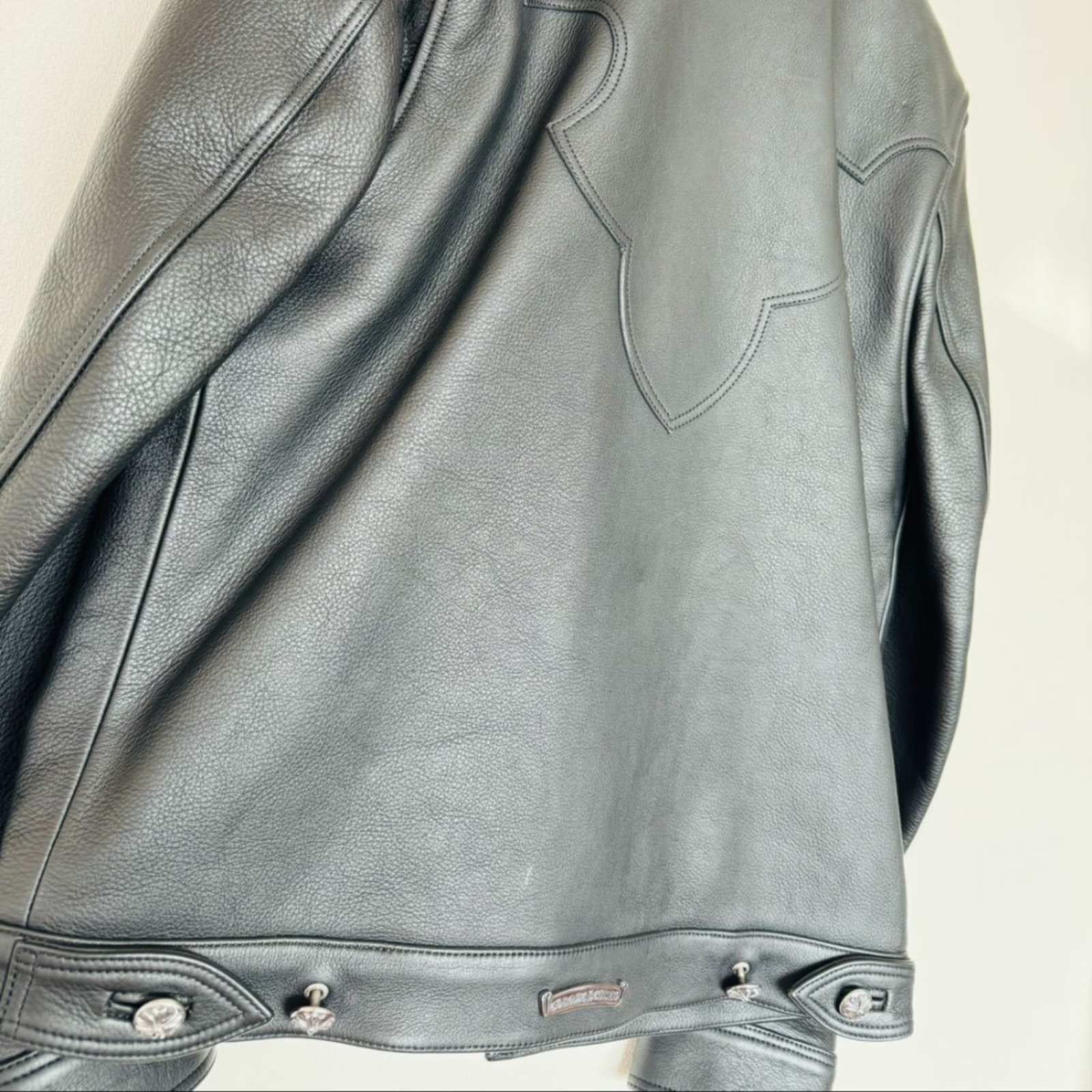 CHROME HEARTS クロムハーツ クラシックジーン レザージャケット CHROME HEARTS クロムハーツ クラシックジーン レザージャケット