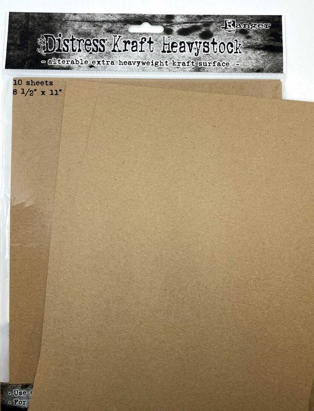 Tim Holtz　大判クラフトヘビーストック10枚入り（8.5×11インチ）　Distress Kraft Heavystock TDA76384【Tim Holtz（ティムホルツ）-Ranger】[TH-142p]