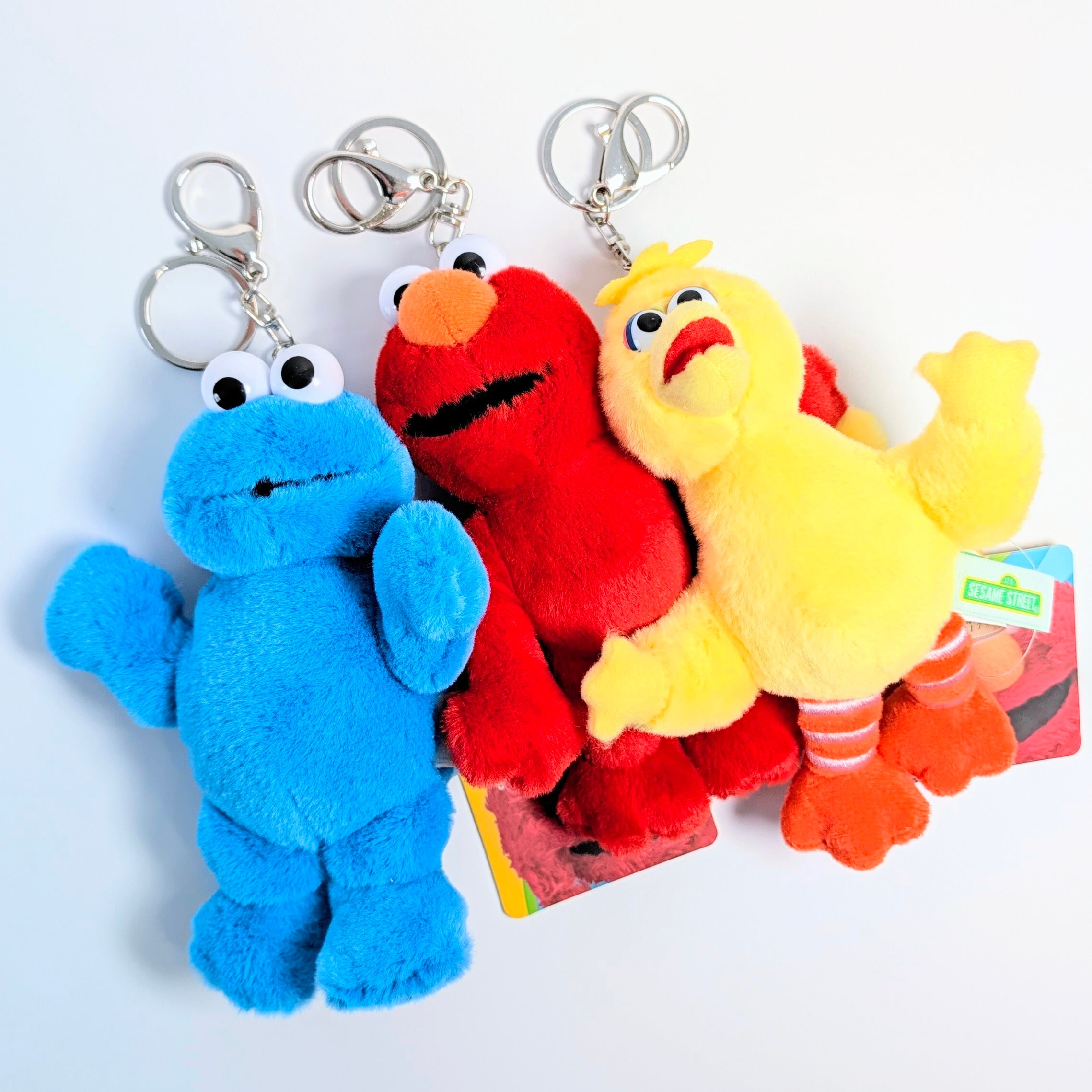 ✨️肌触り良すぎて…(。-ω-)zzz…(。゚ω゚) ハッ!✨️☆【 SESAME STREET( セサミストリート ) 】 ビッグバード / ぬいぐるみキーホルダー / プラッシュキーホルダー / マスコット 〚アメリカン雑貨 アメトイ〛