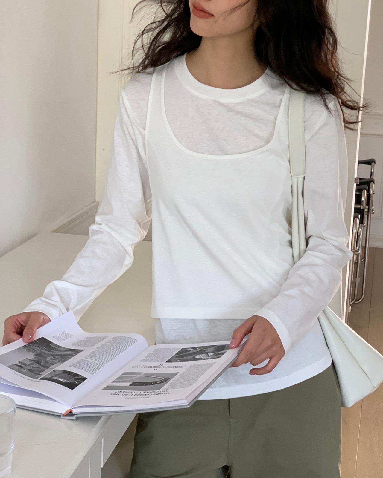 レイヤードドレープロングスリーブ  2color A0435 - 9