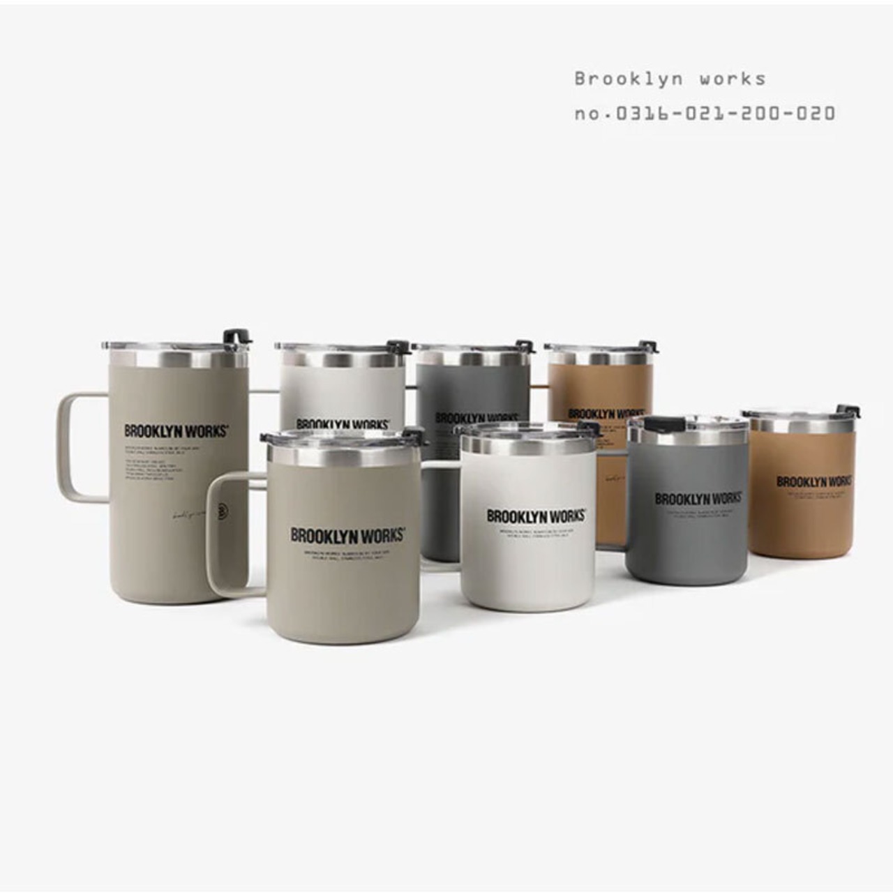 BROOKLYNWORKS ブルックリンワークス CUP W ダブルマグカップ Mサイズ