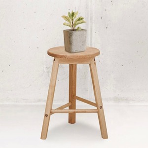 wood circle stool B / ウッド サークル スツール チェア 椅子 木製 カフェ 韓国 北欧