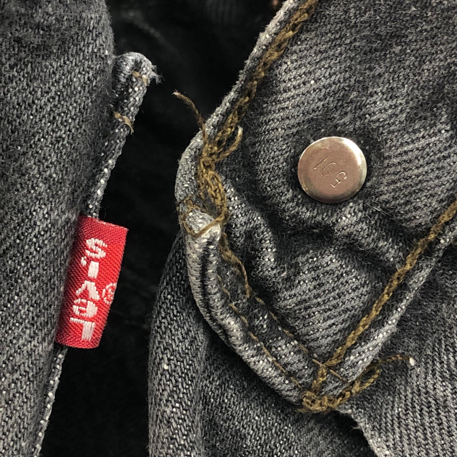 Levi's 501 USA製 501-0658 先染め　グレーフェード LEVI'S リーバイス 90年代 USA製 501- 0658 刻印 先染め グレー デニム