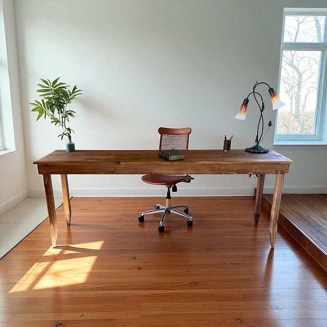 飾り彫りが綺麗なロングテーブル A /長いテーブル デスク 作業台 ミシン台 ダイニング  壁付け サイズオーダー可能