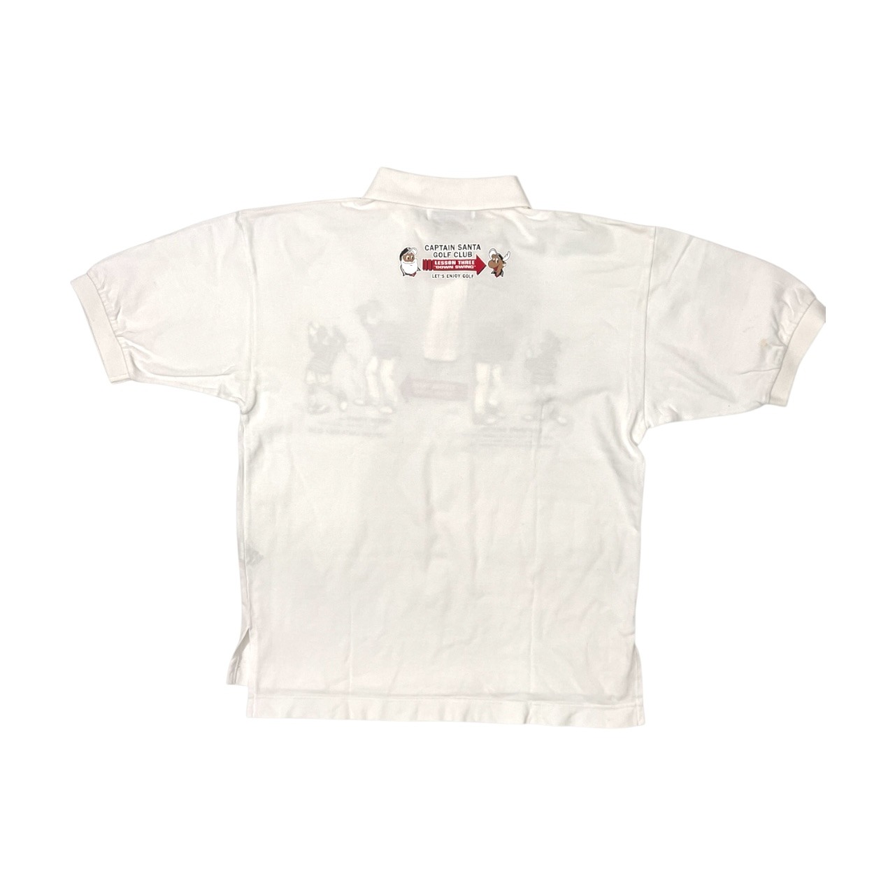 CAPTAIN SANTA GOLF CLUB キャプテンサンタ 半袖ポロシャツ M/ホワイト