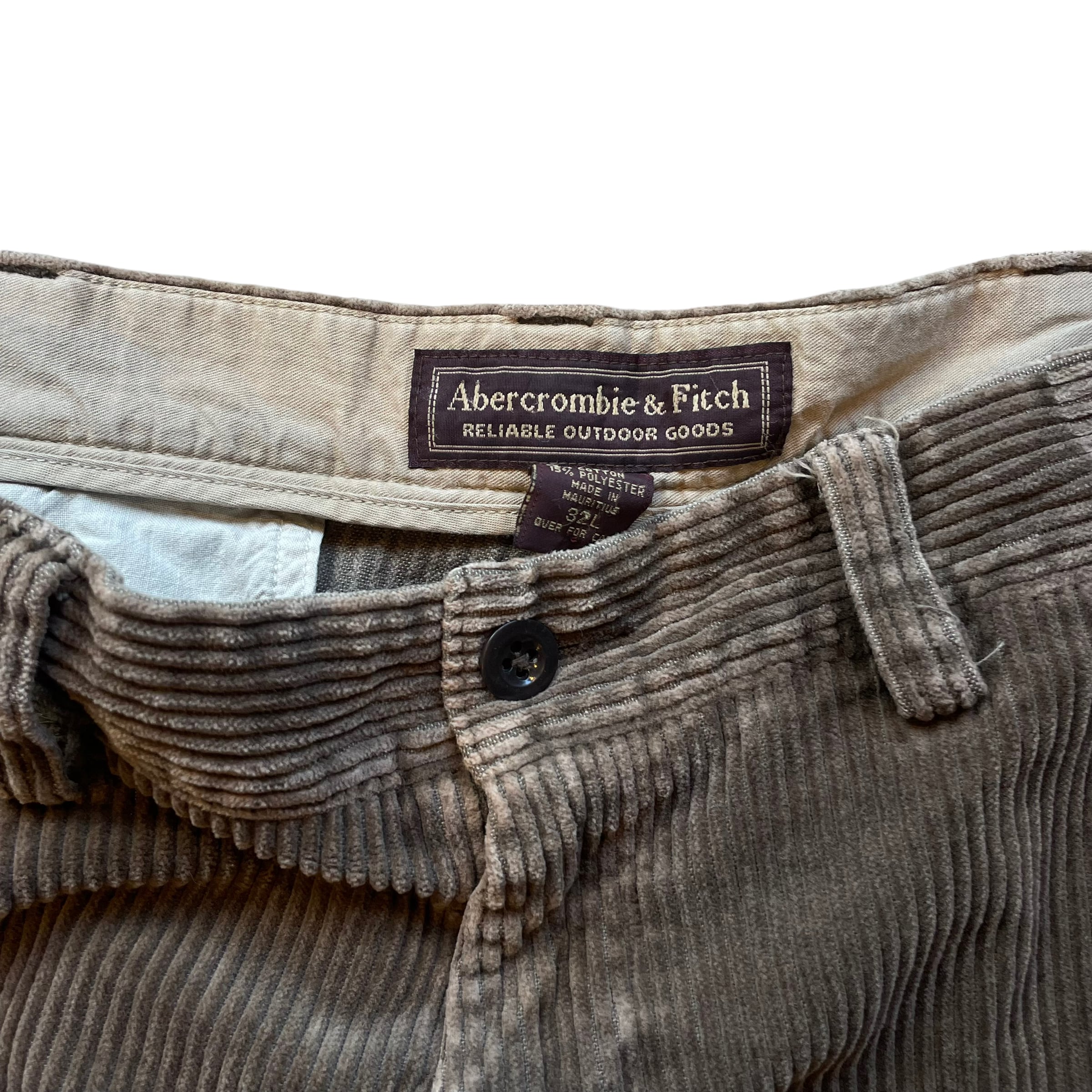 Abercrombie & Fitch 太畝コーデュロイパンツ size 32 col Brown