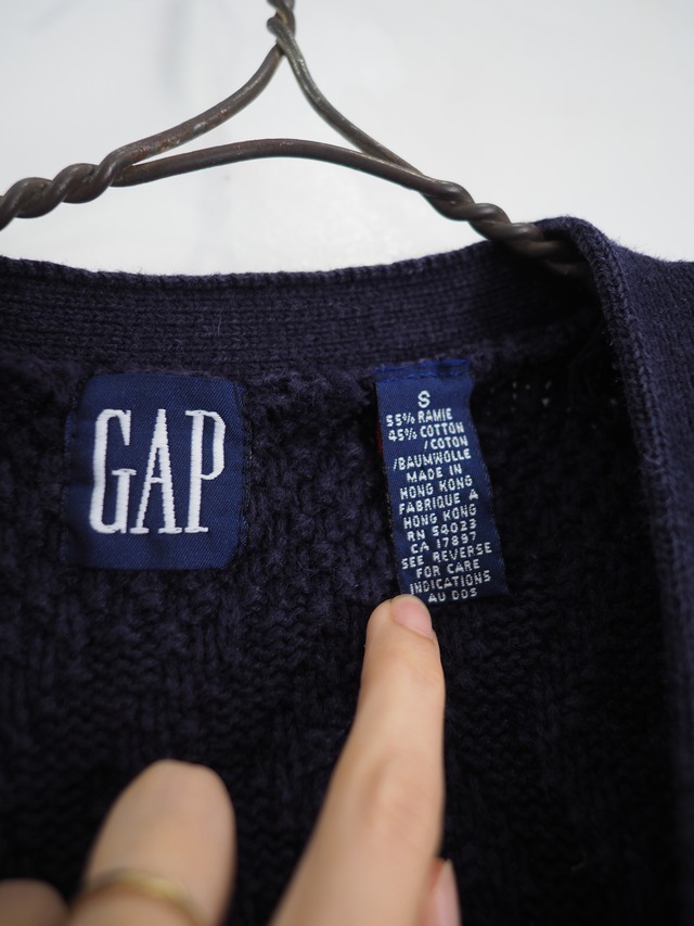 1990’s GAP Cotton Knit Vest／S