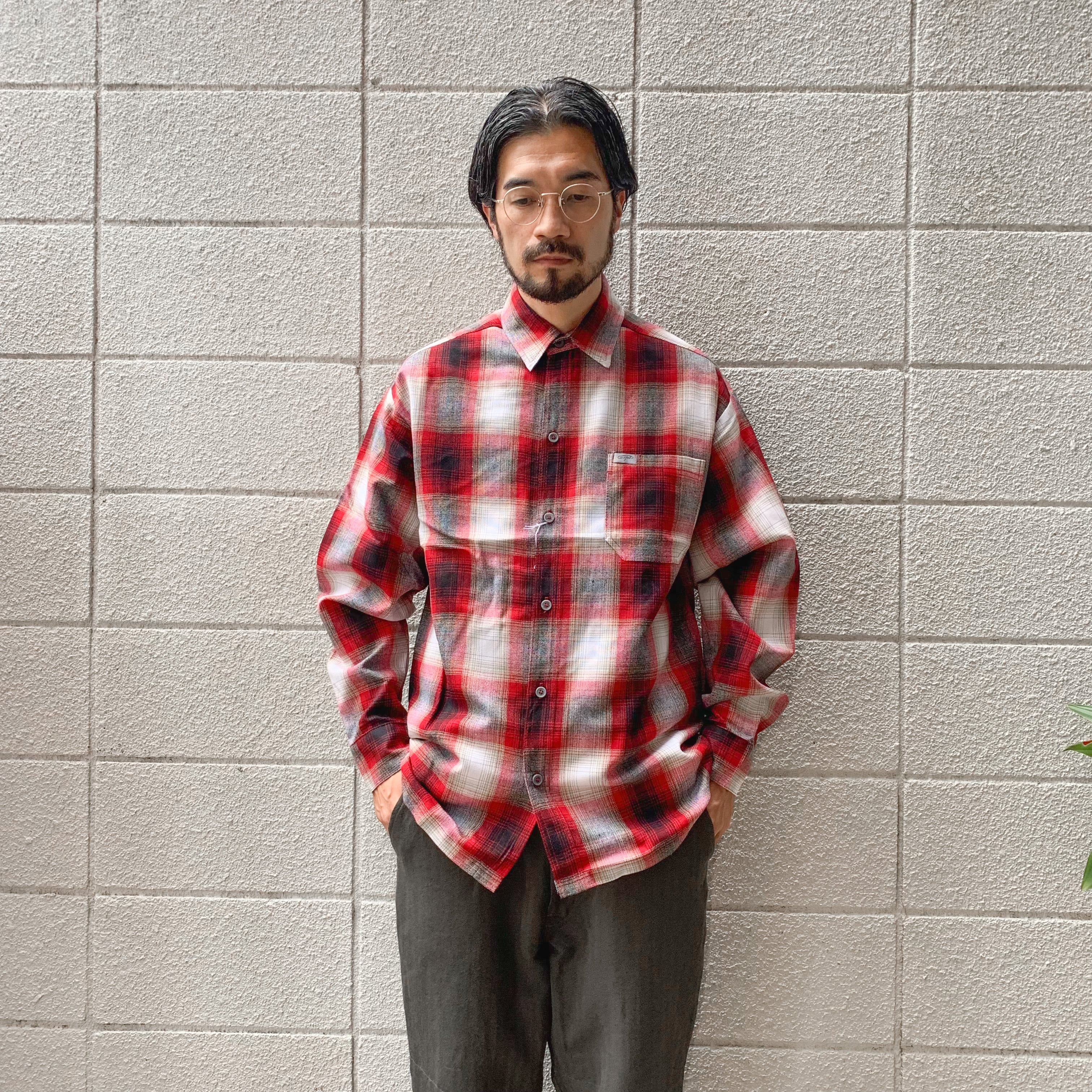 CALTOP Ombre Check L/S Shirt (キャルトップ オンブレ チェック