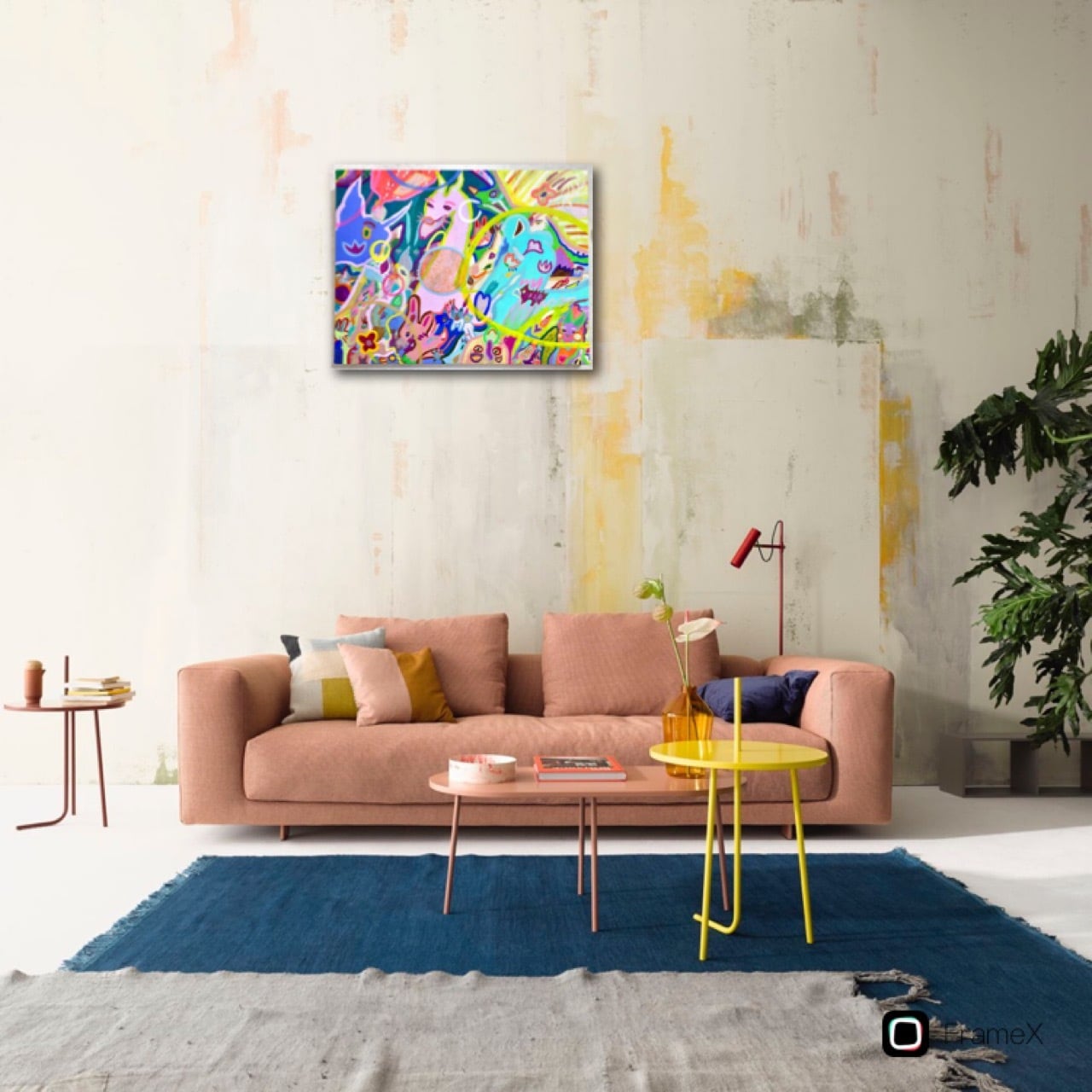 F15 ありがとう、キミのたましい アクリル画 動物の絵 絵画 アート