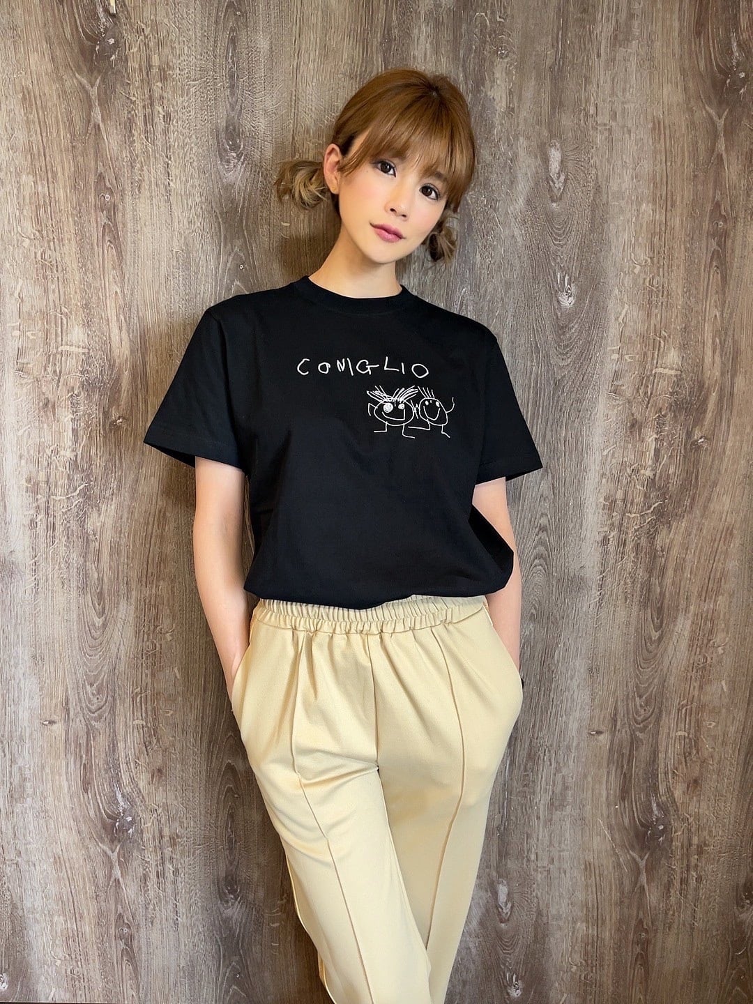 Coniglio 手書きロゴとイラストtシャツ Coniglio コニーリョ 子供服