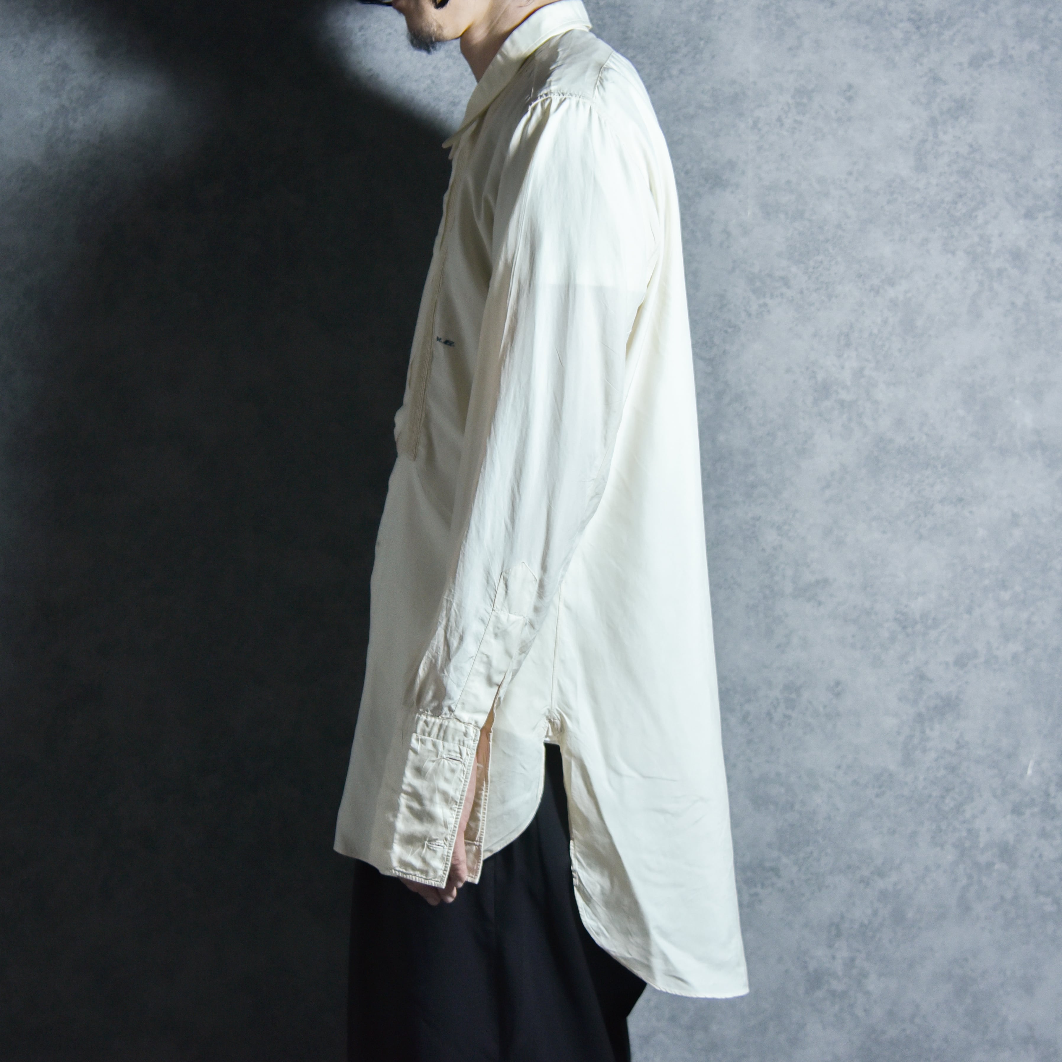 ヴィンテージ 1950年代フランス ドレスシャツ 50s French Vintage Slik Dress Shirt Nino PARIS Fontaine フランス