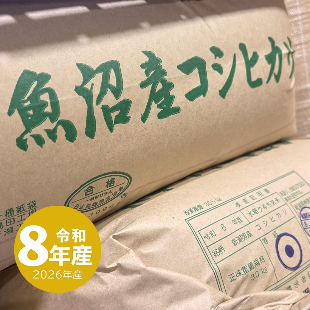 新米 魚沼産コシヒカリ 10kg 令和8年産 | 越後の稲穂屋