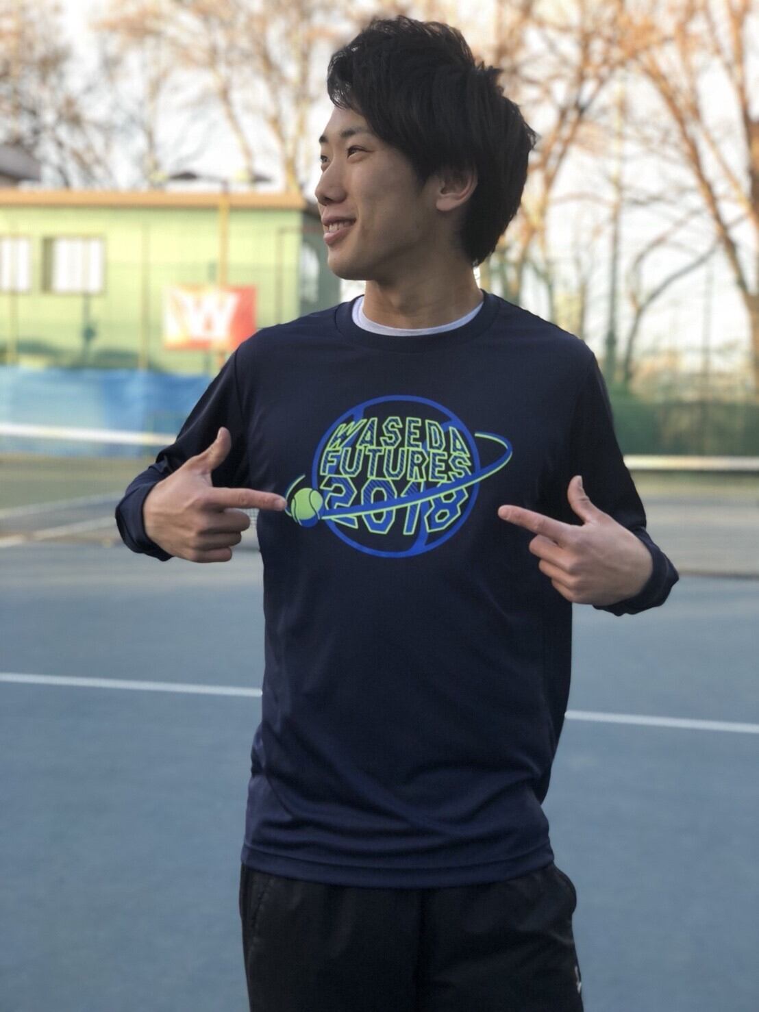 ワセダフューチャーズ2018》 asics×早稲田 オリジナルロングTシャツ