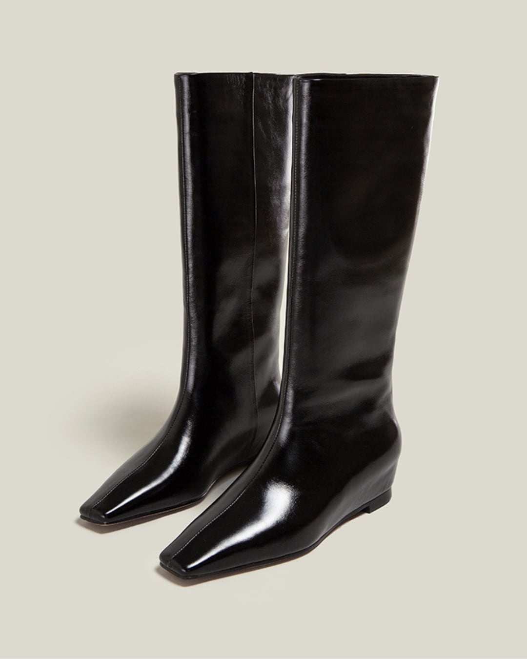 スクエアトゥロングブーツ G25105