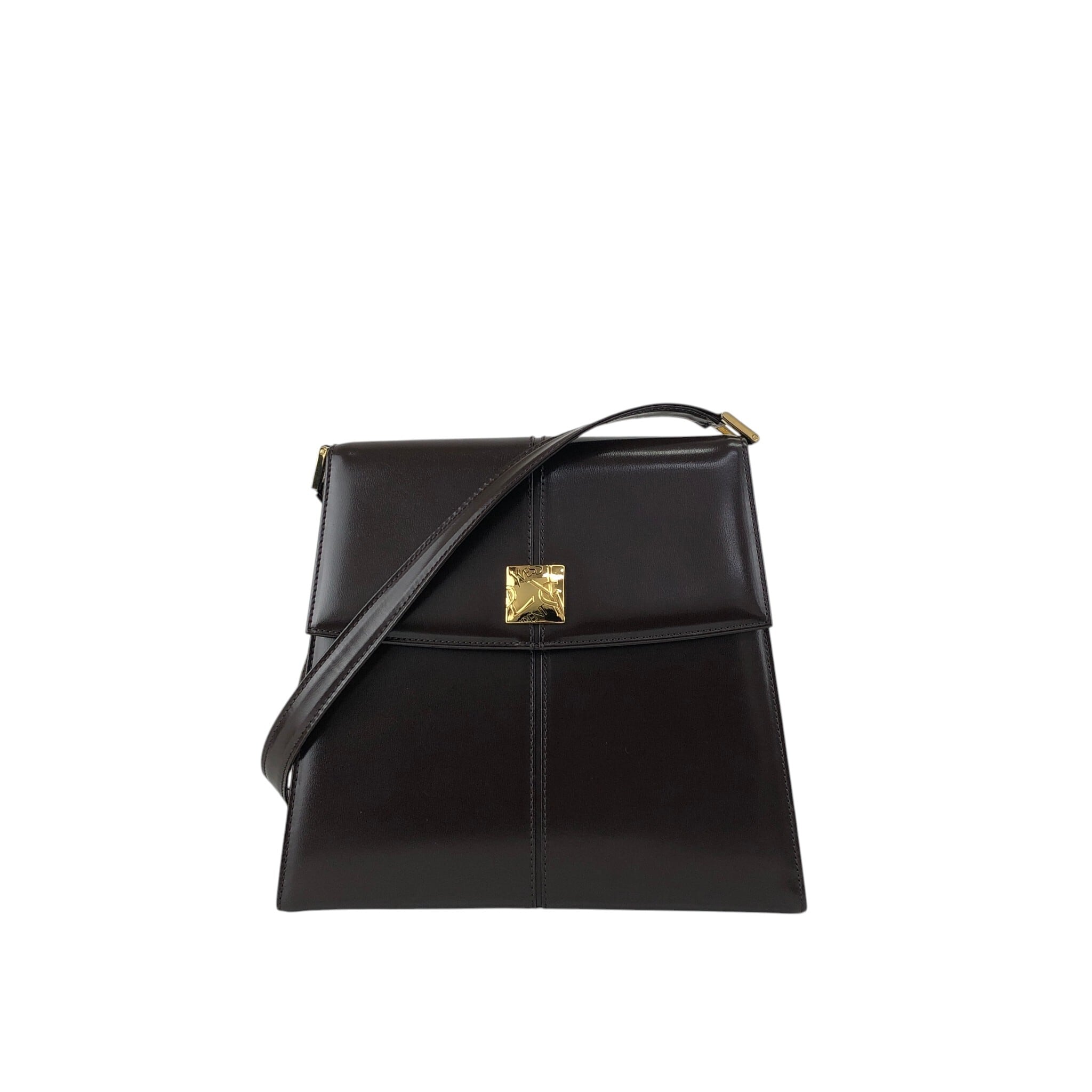 Yves Saint Laurent イヴ・サンローラン ショルダーバッグ ブラウン