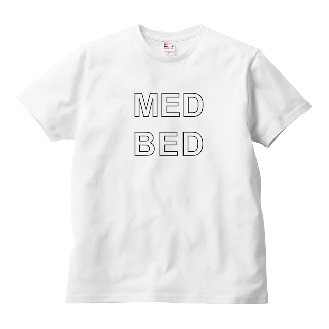 DCLS(デクラス) MED BED メドベッド Tシャツ (ホワイト / ブラック / S～XL / 長袖に変更可) 送料無料