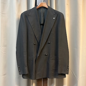TAGLIATORE COTTON/LINEN DOUBLE JACKET《50》