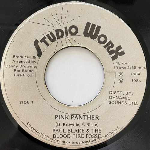 Paul Blake, Bloodfire Posse - Pink Panther【7-20846】