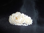 白蝶貝ブローチ（ビンテージ ）vintage white shell brooch(made in Japan)