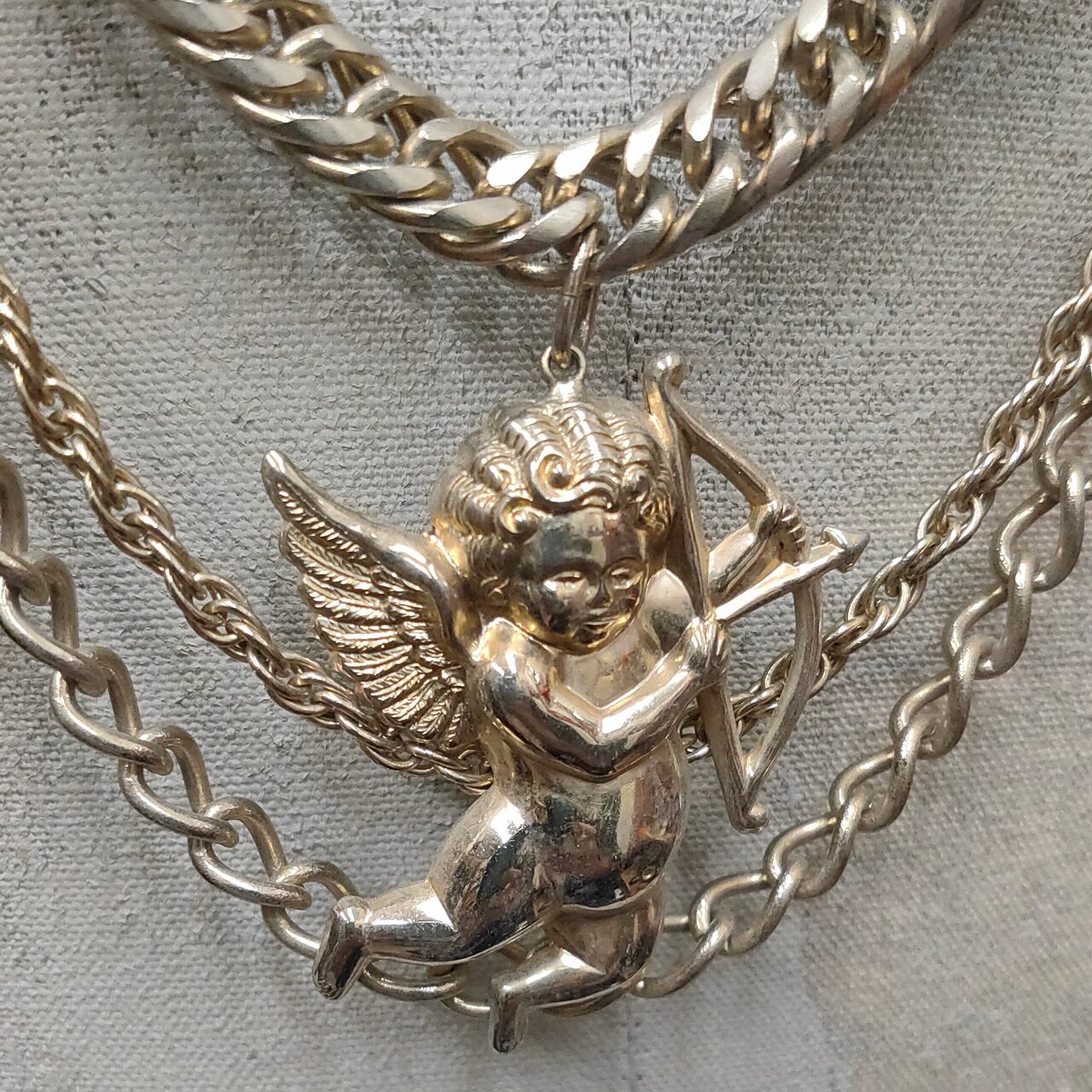VINTAGE ヴィンテージ ぬぎ unique ユニークチェーンネックレス 925 VINTAGE ヴィンテージ ぬぎ unique ユニークチェーンネックレス 925