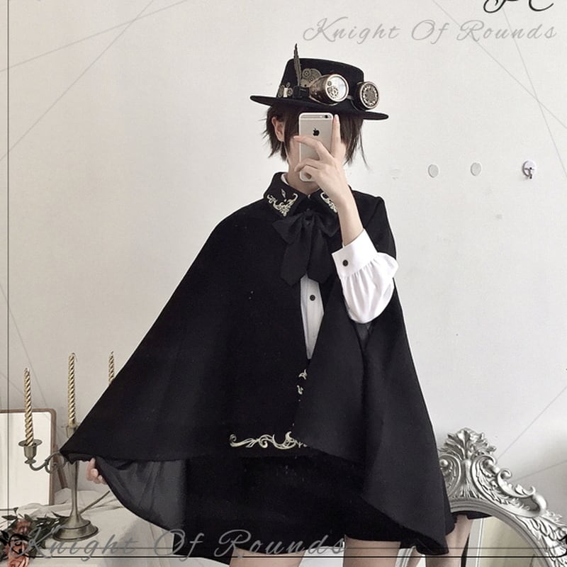 即納 ホワイトL】王子 皇子系 マント コート 厚手 Princess