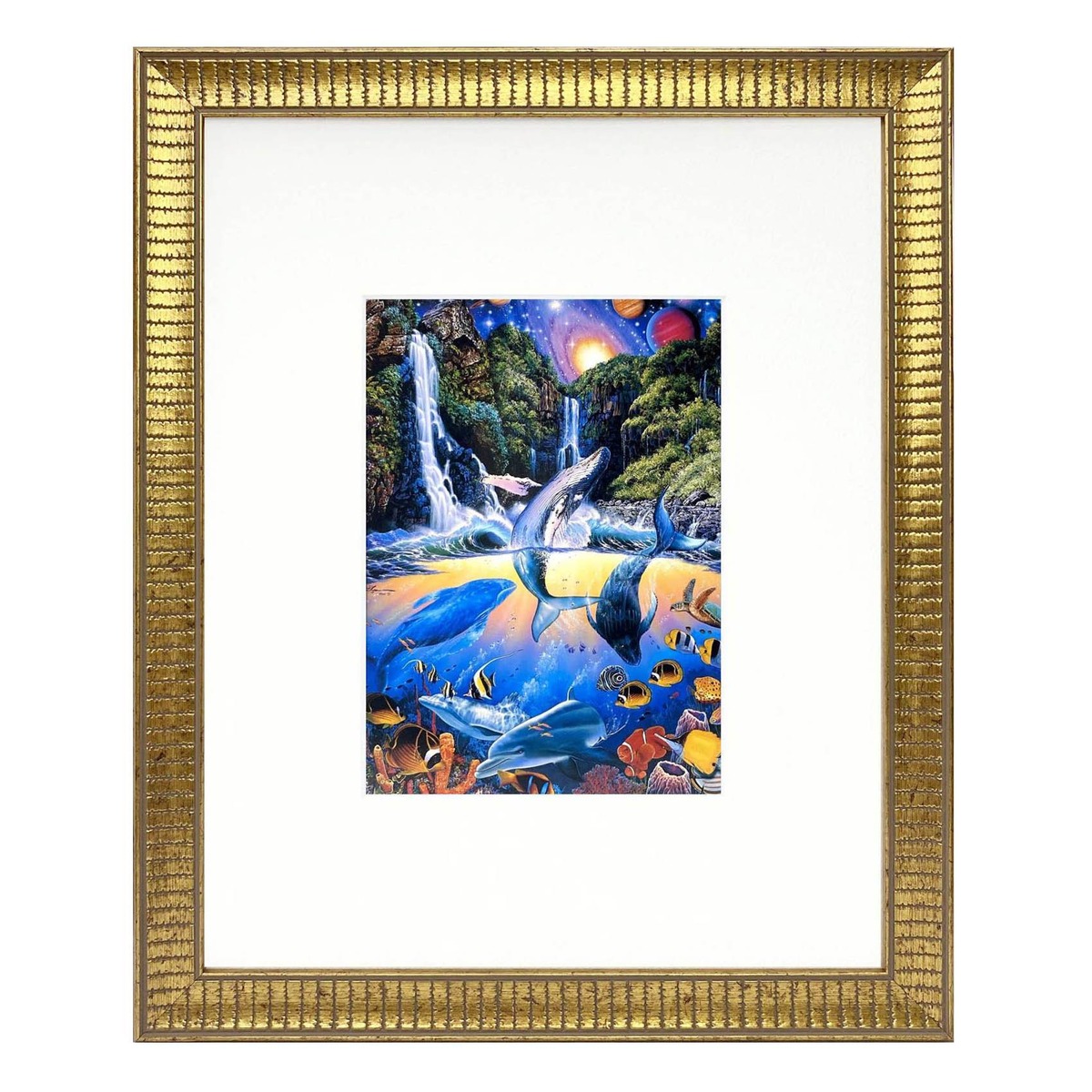 ラッセン ミニアート「サンクチュアリ」額縁 2種展開 絵画 インテリア 