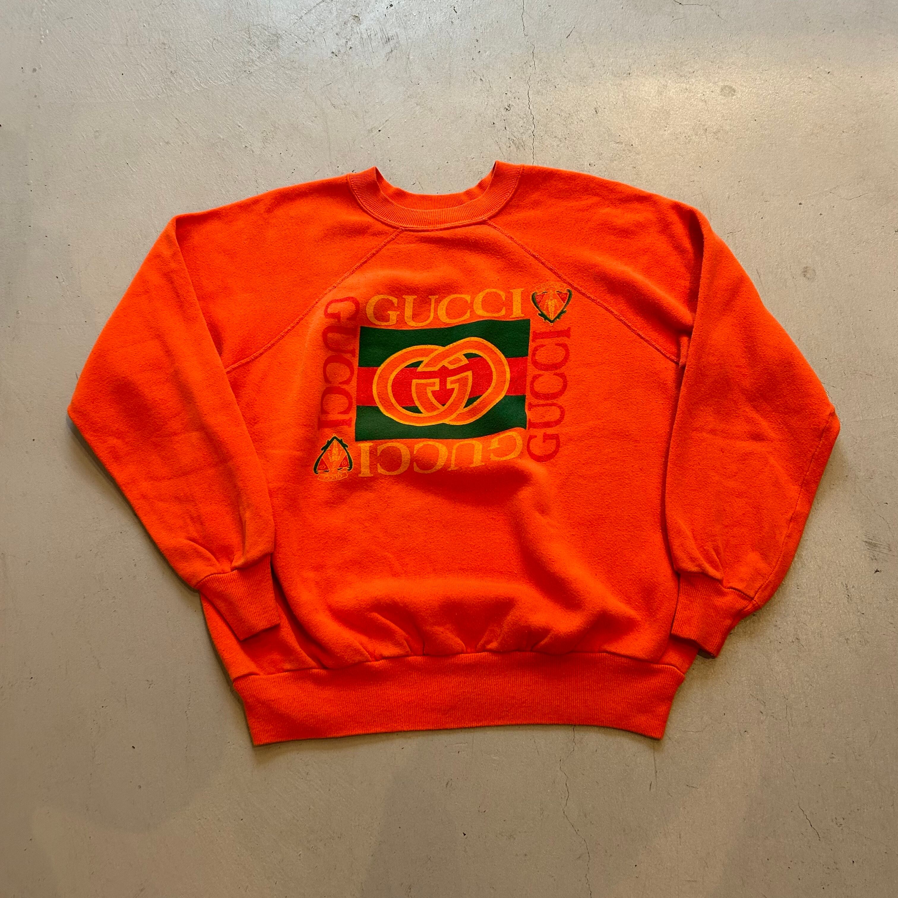 90s GUCCI bootleg raglan sweat【高円寺店】 | What'z up