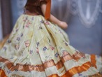 ナンシー・アン 「ストーリーブックドール」プラスティック　赤い羽根ボネ・花柄ドレス 画像12
