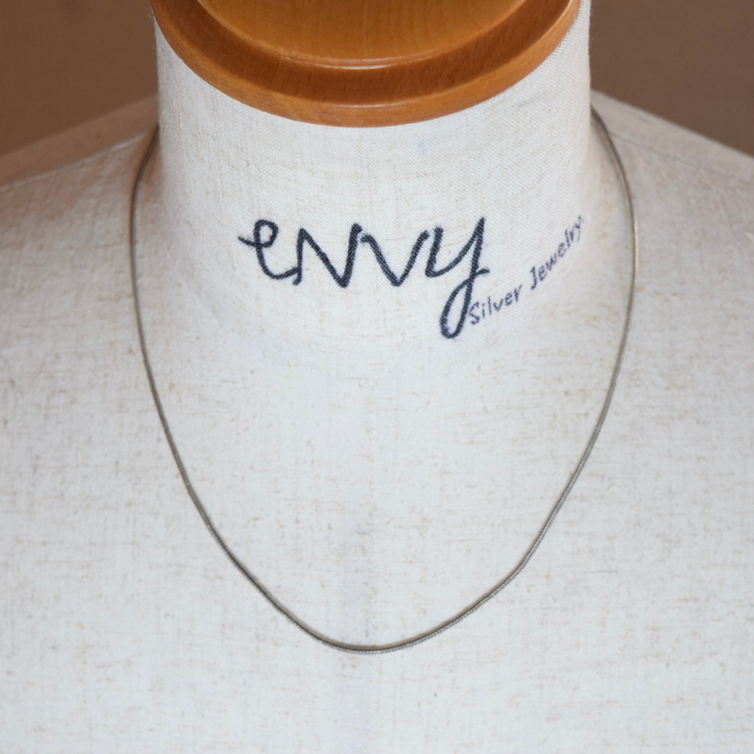 シルバー925 silver シャドウブレイドネックレス/50cm/軽研磨仕上げ