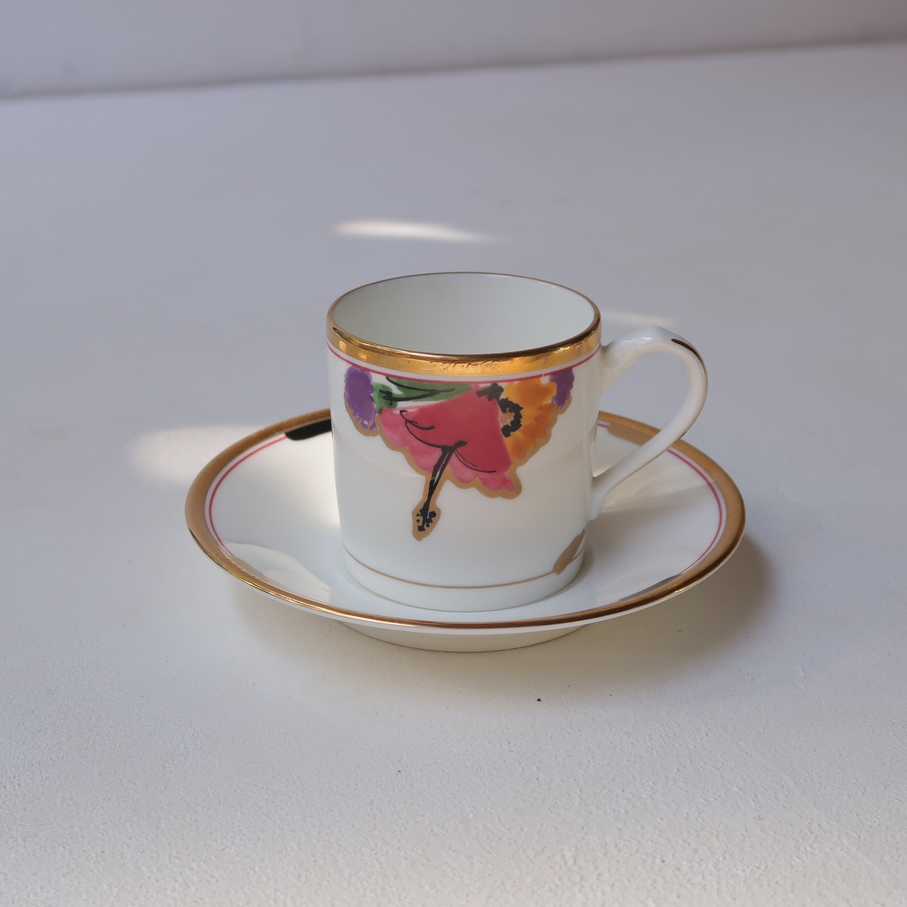 お花のカップ&ソーサー