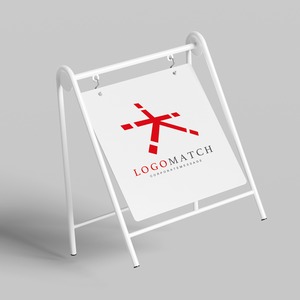 ダイナミックな「大」のロゴ