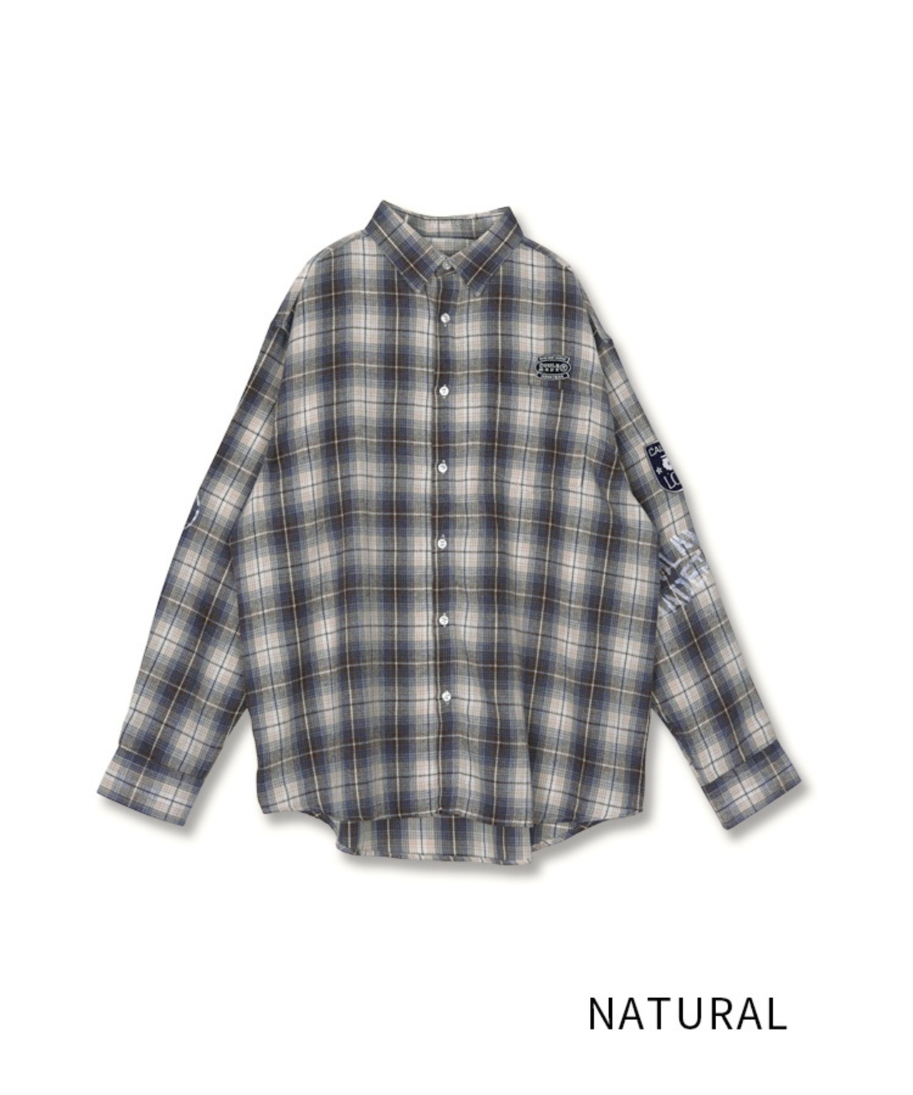 アメリカンチェックシャツ (NATURAL)　CQ-49029
