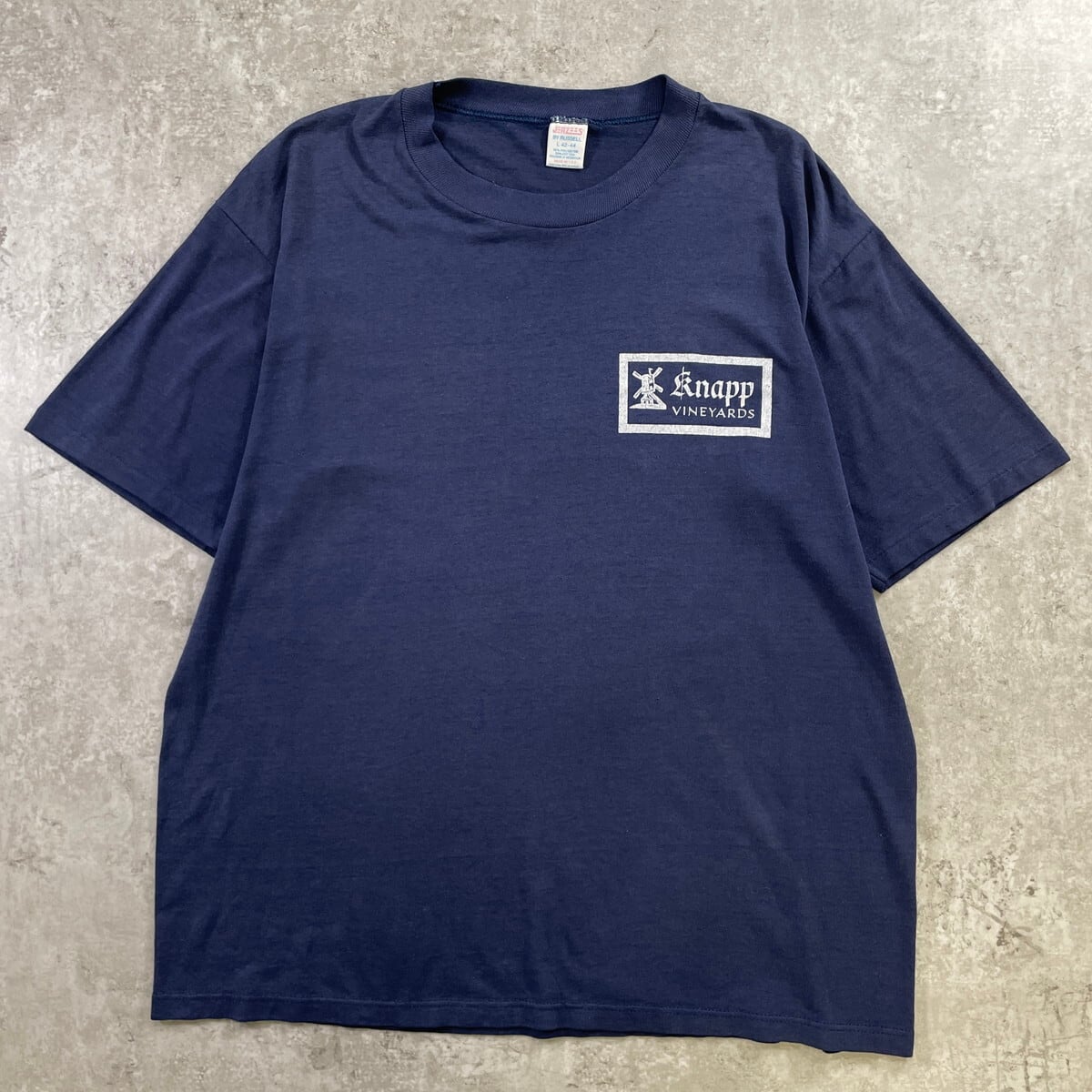 80年代 USA製 JERZEES ワイナリー 企業 Tシャツ メンズL相当