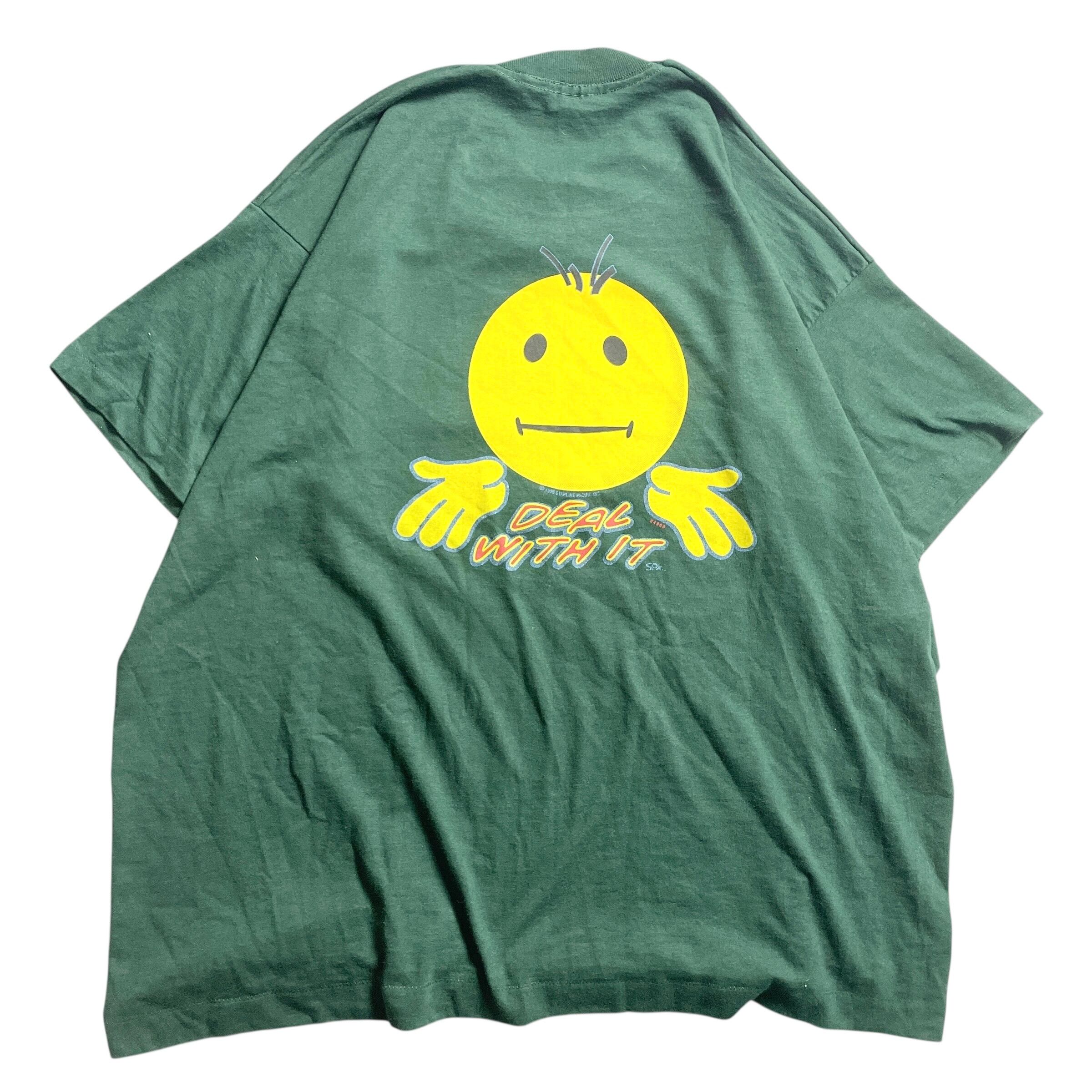 90s USA製 ニコちゃん スマイル vintage T-shirt