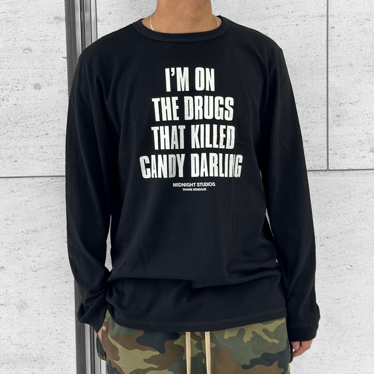 【MIDNIGHT STUDIOS】ON DRUGS LS T-SHIRT(BLACK) - 10