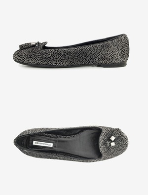 EMPORIO ARMANI FLAT PUMPS