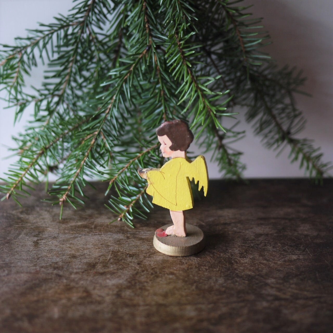 Märchen-Holzbild 板絵 小さな天使