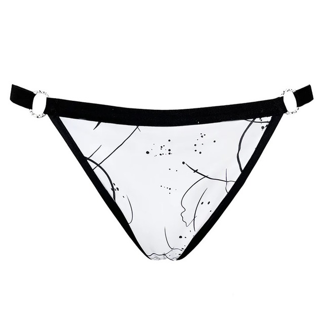 Gonne Tanning Bikini Top - Black + Abstracat