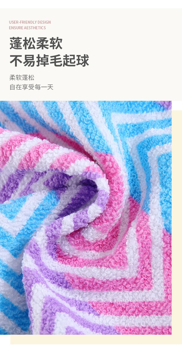 柔らかい吸水タオル 27×27cm 多目的