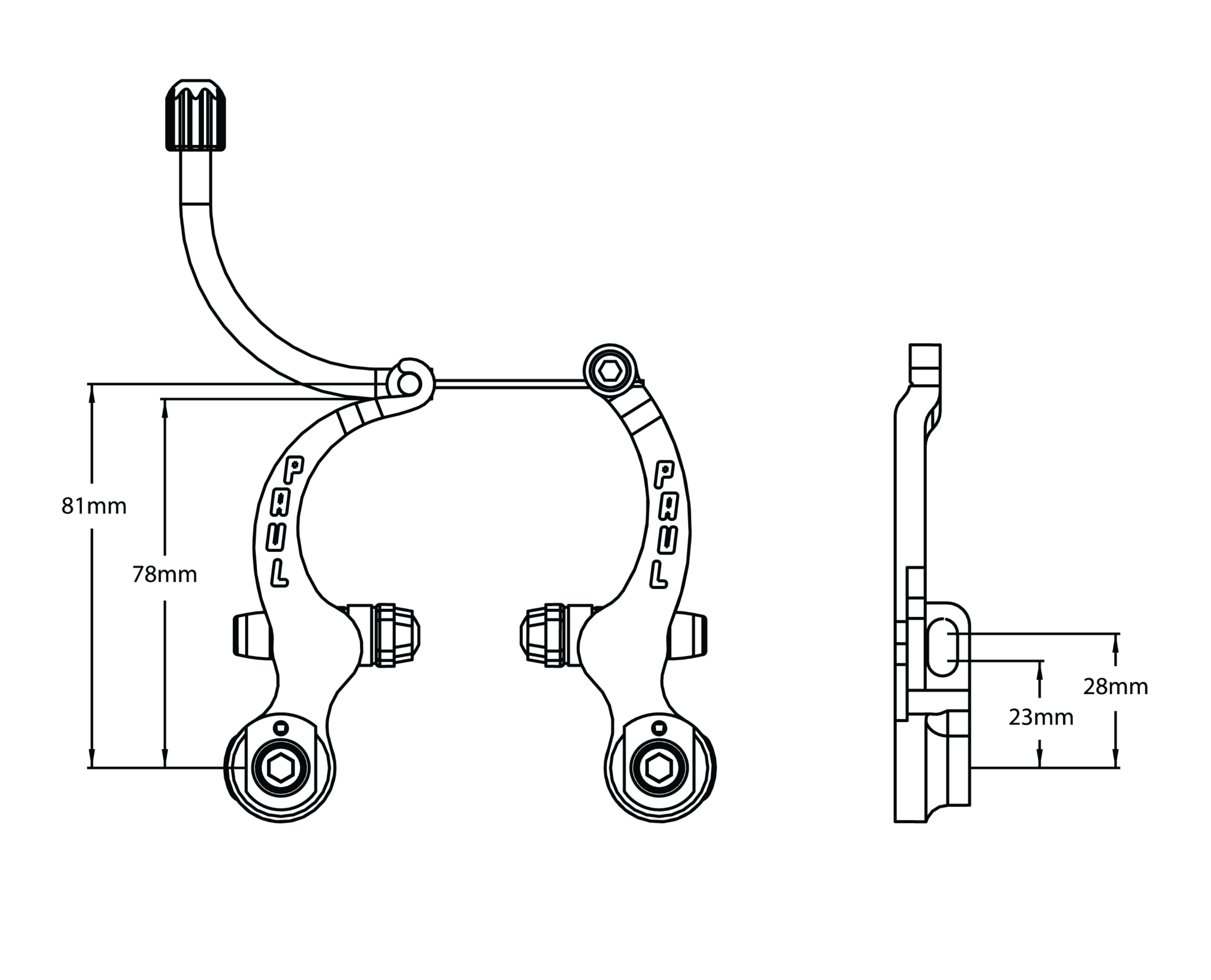 Paul Component Engineering Mini Moto Brake Black – Velo Mine