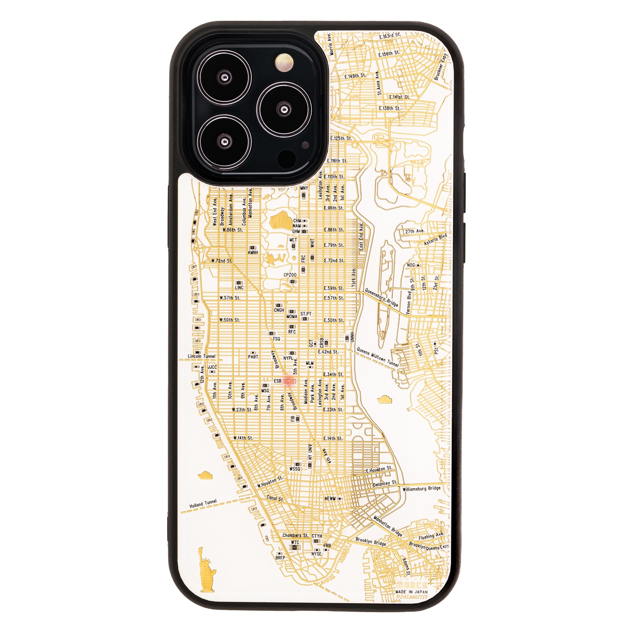 FLASH NY回路地図 iPhone 14 Pro Max ケース | PCB ART moeco